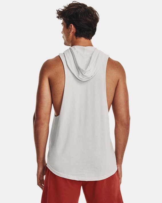 Men's Project Rock Sleeveless Hoodie in Green image number 1